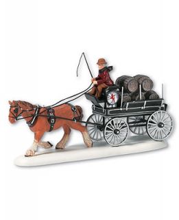 Department 56 Dickens Village Red Lion Pub Beer Wagon Collectible Figurine   Holiday Lane