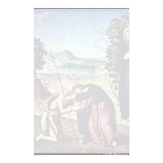 Madonna Enthroned St. Peter St. John The Baptist, Personalized Stationery
