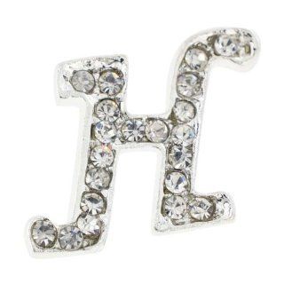 Letter H Lapel Pin Fantasyard Jewelry