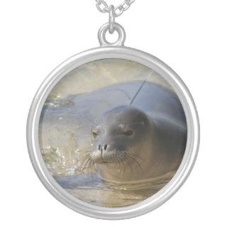 Monk Seal Pup Personalized Necklace