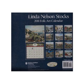 Linda Nelson Stocks Folk Art 2011 Wall Calendar Linda L. Nelson 9780740795244 Books