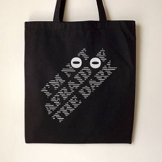 'i'm not afraid of the dark' tote bag by hello dodo