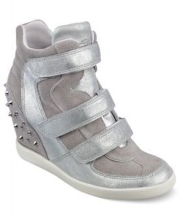 GUESS Womens Hisaben Wedge Sneakers   Finish Line Athletic Shoes   Shoes
