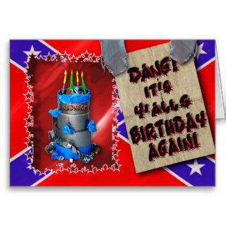REDNECK BIRTHDAY CARD    DUCT TAPE CAKE CARDS
