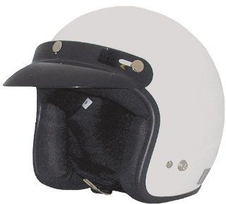 M2R 225 Open Face Helmet (White, Small) Automotive