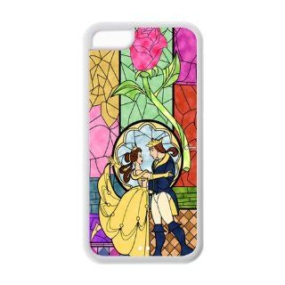 Mystic Zone Custom Beauty and the Beast iPhone 5C Back Cover Case for Apple iPhone 5C  (Black and White)  MZ5C00012 Cell Phones & Accessories