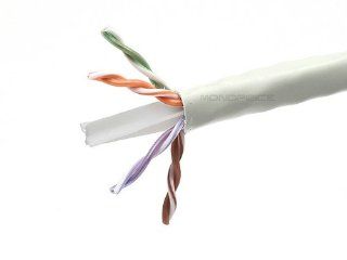 Monoprice 1000 Feet Cat 6 Bulk Bare Copper Ethernet Network Cable, Gray (109483) Computers & Accessories