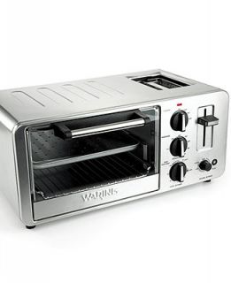Waring WTO150 Toaster Oven, 4 Slice with Built in Toaster   Electrics   Kitchen