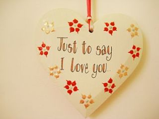 'just to say i love you' heart by okey dokey