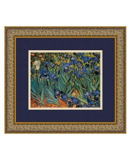 Amanti Art Les Irises (Irises) Framed Art Print by Vincent van Gogh   Wall Art   For The Home