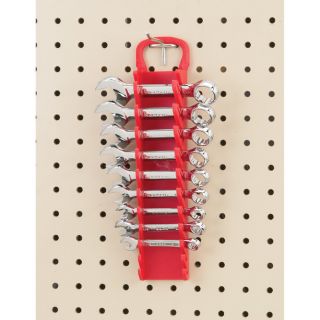 Ernst Manufacturing Wrench Gripper — Stubby Wrenches, 11-Tool, Red, Model# 5076  Wrench Organizers