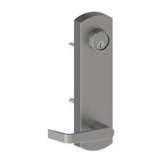 Hager 4500 Series Steel/Zinc Grade 1 Cylinder Escutcheon Lever Trim, Withnell Lever Style, Satin Chrome Finish Industrial Hardware