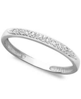 Arabella 14k White Gold Ring, Swarovski Zirconia Wedding Band (1 ct. t.w.)   Rings   Jewelry & Watches