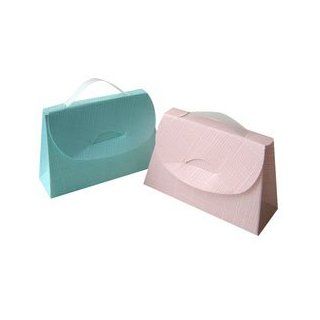 Pink Italian Embossed Paper Handbag (200)  Bridal Shower Favor Kitchen & Dining