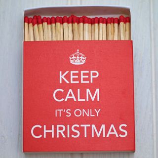 keep calm it's only christmas matches by drift living