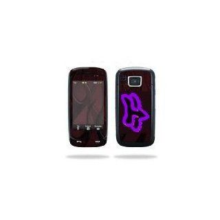 Cell Phone FOX RACING  PURPLE Vinyl Sticker/Decal (1.25" X 2.5" Graphic fits most cell phones) Automotive