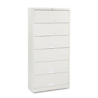 HON Brigade 600 Series Six Shelf File with Receding Doors  Lateral File Cabinets 