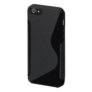 Matek S Line Back Flexible Cover TPU Case for Apple iPhone 5   Black Cell Phones & Accessories