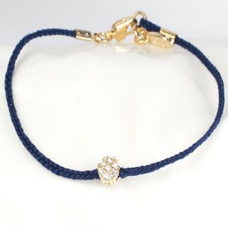 diamante flower friendship bracelet by astrid & miyu