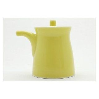 Hakusan Porcelain G type soy sauce pot (Small) Yellow Condiment Pots Kitchen & Dining