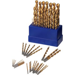 Advantek Titanium Drill Bits — 62-Pc. Set