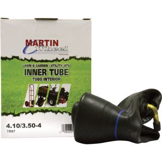 Martin Wheel Inner Tube with Bent Valve — 410/350-4in., Model# T354K  Replacement Inner Tubes