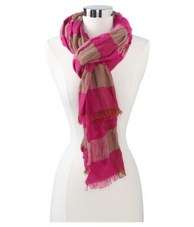 Echo Design Msoft Crinkled Plaid Woven Scarf