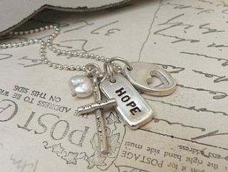 faith hope and love necklace by suzy q