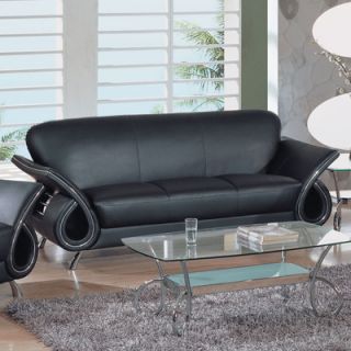 Global Furniture USA Dali Leather Sofa
