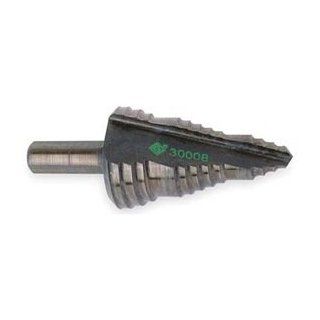 Step Drill Bit, 3 Hole, 3/8 In Thick Step