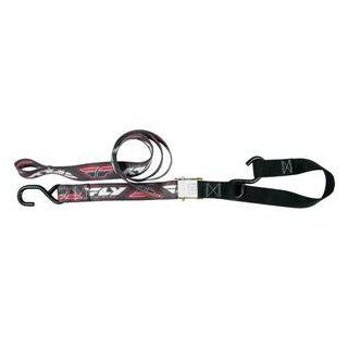 Fly Racing Tie Downs   1 1/2"/Red/Black Automotive