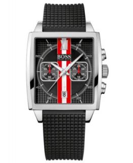 Hugo Boss Watch, Mens Regatta Black Rubber Strap 1512501   Watches   Jewelry & Watches