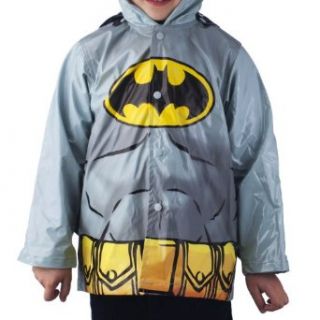 Batman Gray Boys Rain coat & Black Cape Kids   Sizes 2T 3T 4T Clothing