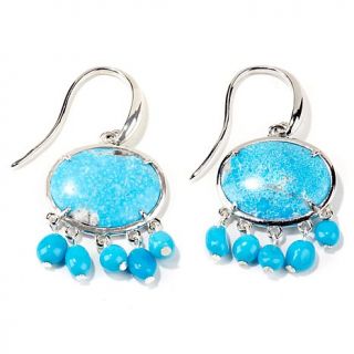Heritage Gems Ithaca Creek and Sleeping Beauty Turquoise Sterling Silver Drop E