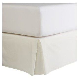 Wrinkle Free Solid Ivory FULL Size Pleated Tailored Bed Skirt with 14 Inches Drop  95 gsm, 100% Microfiber.   Sheet Sets Full Size Ivory Wrinkle Free