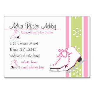 Ice SKates Business Card Template