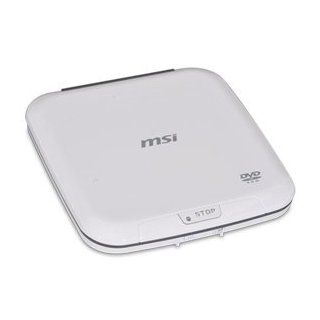 MSI External Slim USB 2.0 DVD ROM UO881 W (White) Electronics