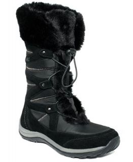 Khombu Marker Faux Fur Cold Weather Boots   Shoes