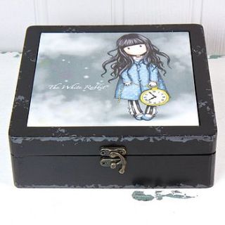 gorjuss the white rabbit large trinket box by lisa angel homeware and gifts
