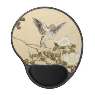 Matsumoto Keibun Bird and Flower Album Zebra Finch Gel Mouse Pad
