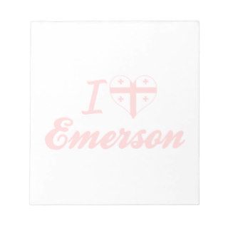 I Love Emerson, Georgia Notepads