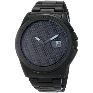 Kenneth Cole Men's Reaction Black Stainless Steel Analog Quartz Watch Kenneth Cole Men's Kenneth Cole Watches