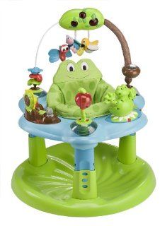 Evenflo Jump and Learn Developmental Activity Center, Frog  Stationary Stand Up Baby Activity Centers  Baby