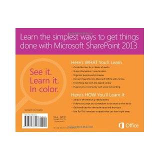 Microsoft SharePoint 2013 Plain & Simple Johnathan Lightfoot, Michelle Lopez, Scott Metker 9780735667006  Books