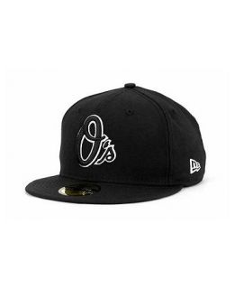 New Era Baltimore Orioles Black and White Fashion 59FIFTY Cap   Sports Fan Shop By Lids   Men
