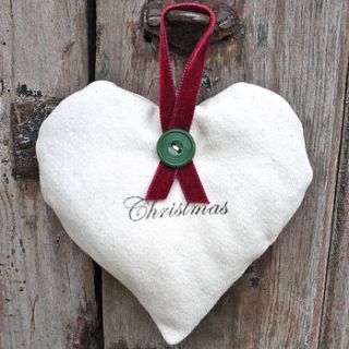 christmas lavender heart by old favourite
