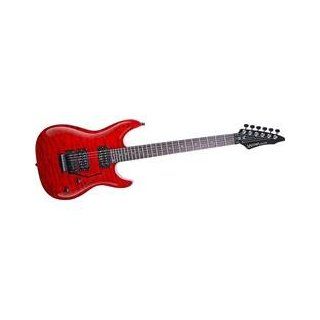 Laguna LE400Q Electric Guitar Transparent Red Musical Instruments