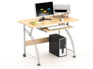 Merax Laptop/Computer Desk With Printer Stand, Maple   Office Desks