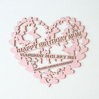 personalised laser cut card by salts cards
