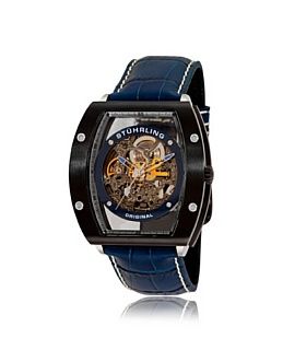 Stuhrling Men's 206A.332D56 Leisure Blue Stainless Steel Watch Watches